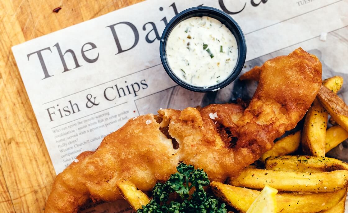 Comida típica australiana: Fish & Chips