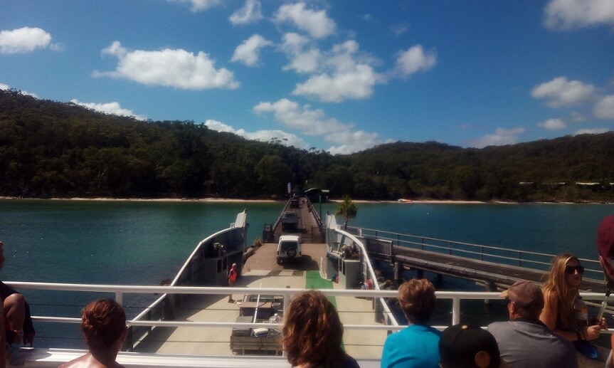 Ferry a Fraser Island
