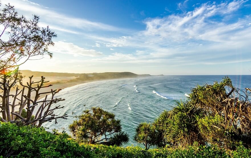 Vistas de Fraser Island desde Indian Head