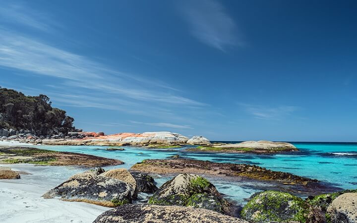 Bay of Fires en Tasmania