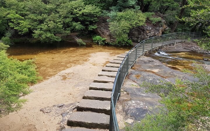 Camino de Wentworth Falls Track en Blue Mountains