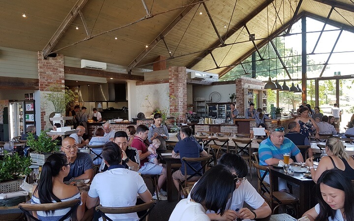 Restaurante Meletos en Yarra Valley